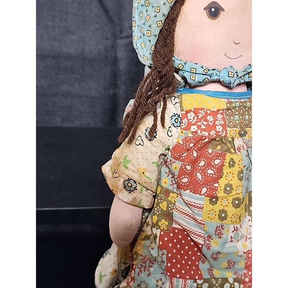 Vintage 1970s Original Holly Hobbie Miniature Rag Doll 15" Knickerbocker Heather - Picture 3 of 8